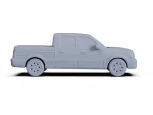 Lincoln Blackwood 2001 PRE-SUPPORTED Modelo 3D
