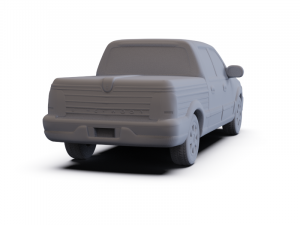 Lincoln Blackwood 2001 PRE-SUPPORTED Modelo 3D
