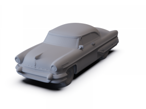 Lincoln Capri Coupe 1955 PRE-SUPPORTED 3D Model