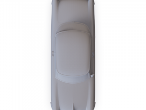 Lincoln Capri Coupe 1955 PRE-SUPPORTED Modelo 3D