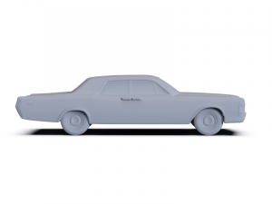 Lincoln Continental Sedan 1968 PRE-SUPPORTED Modèle 3D