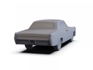 Lincoln Continental Sedan 1968 PRE-SUPPORTED Modèle 3D