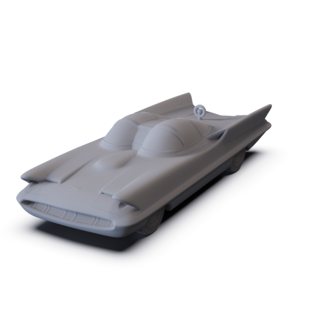 Lincoln Futura 1955 PRE-SUPPORTED Modelo 3D .c4d .max .obj .3ds .fbx .stl .blend 
