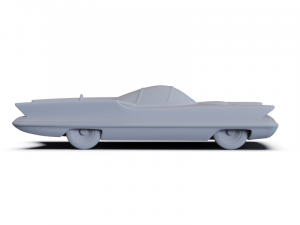 Lincoln Futura 1955 PRE-SUPPORTED Modelo 3D