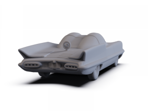 Lincoln Futura 1955 PRE-SUPPORTED Modelo 3D
