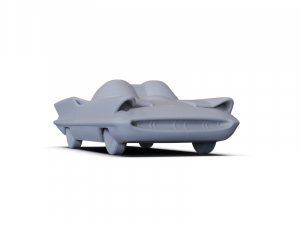 Lincoln Futura 1955 PRE-SUPPORTED Modelo 3D
