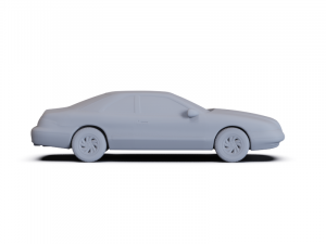 Lincoln Mark 1998 PRE-SUPPORTED 3D Модель