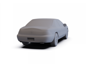 Lincoln Mark 1998 PRE-SUPPORTED 3D Модель