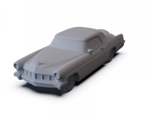 Lincoln Mark II 1956 PRE-SUPPORTED 3D Model
