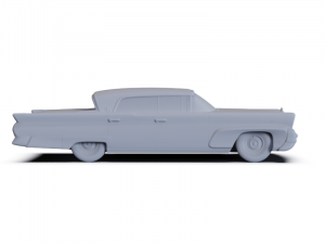 Lincoln Mark III Landau 1958 PRE-SUPPORTED 3D Model