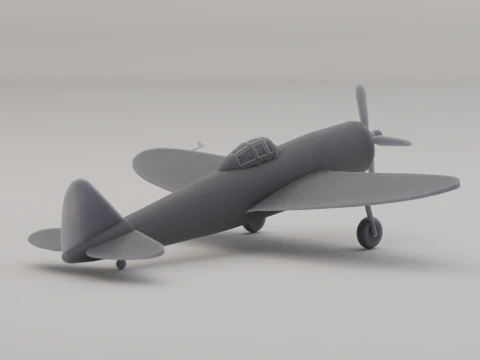 P-47 Thunderbolt Fighter Bomber United States WWII 1941 3D Print Model