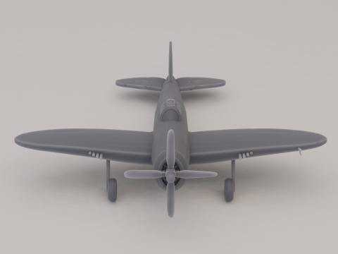 P-47 Thunderbolt jachtbommenwerper Verenigde Staten WO II 1941 3D printmodel