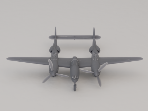 P-38 ライトニング 戦闘爆撃機 米国 第二次世界大戦 1942 3Dプリントモデル