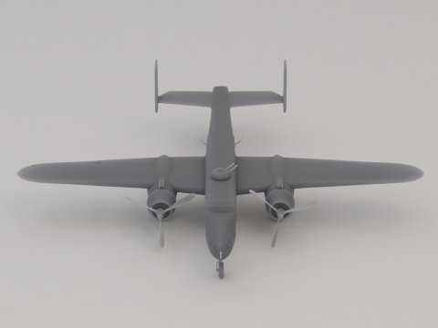 B-25 米切尔轰炸机 轰炸机 美国 二战 1941 年 3D 打印模型