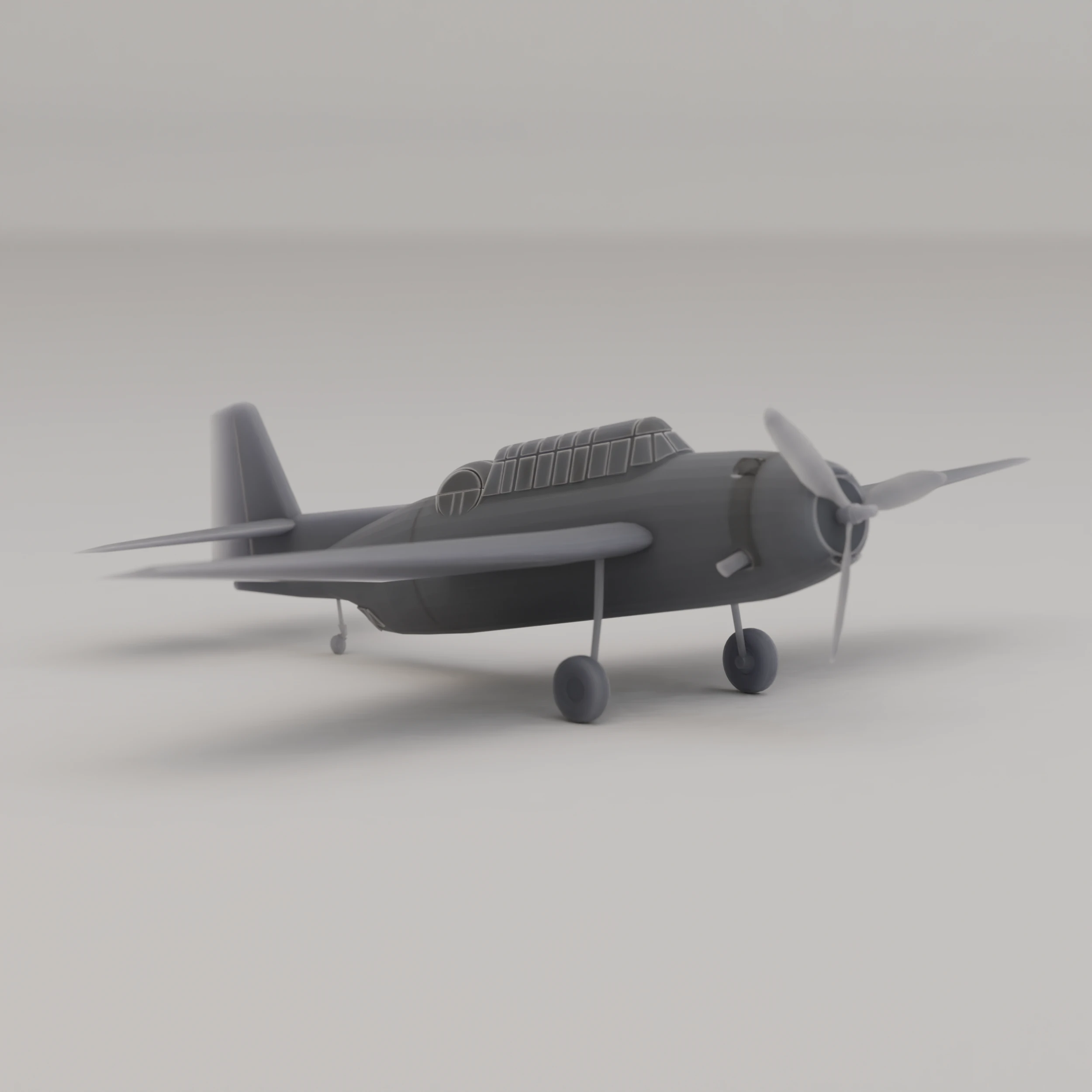 TBF-Avenger Torpedo Bomber United States WWII 1943 3D Print Model .c4d .max .obj .3ds .fbx .stl .blend 