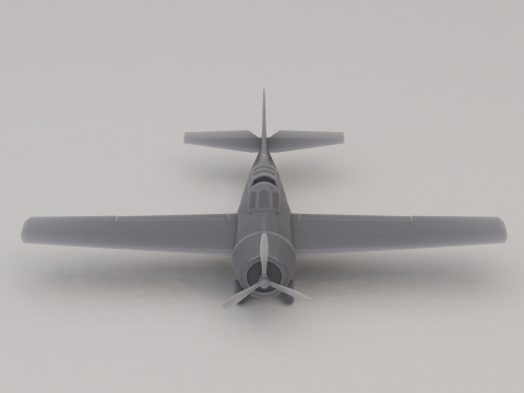 Grumman F4F Wildcat Fighter Verenigde Staten WO II 1940 3D printmodel