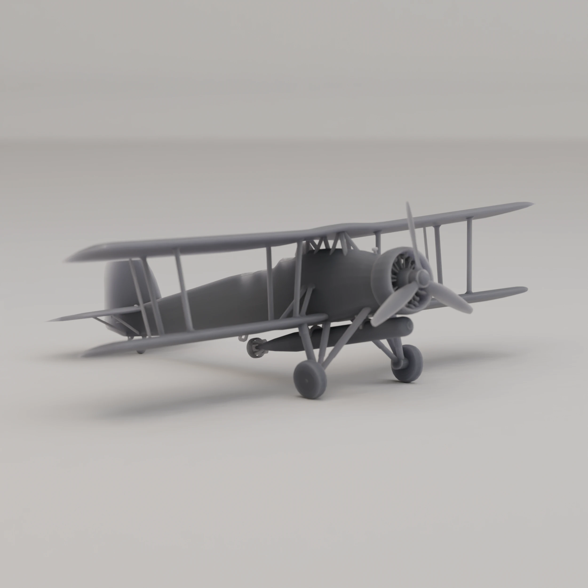 Fairey Swordfish Torpedo Bomber United Kingdom WWII 1938 3D Print Model .c4d .max .obj .3ds .fbx .stl .blend 