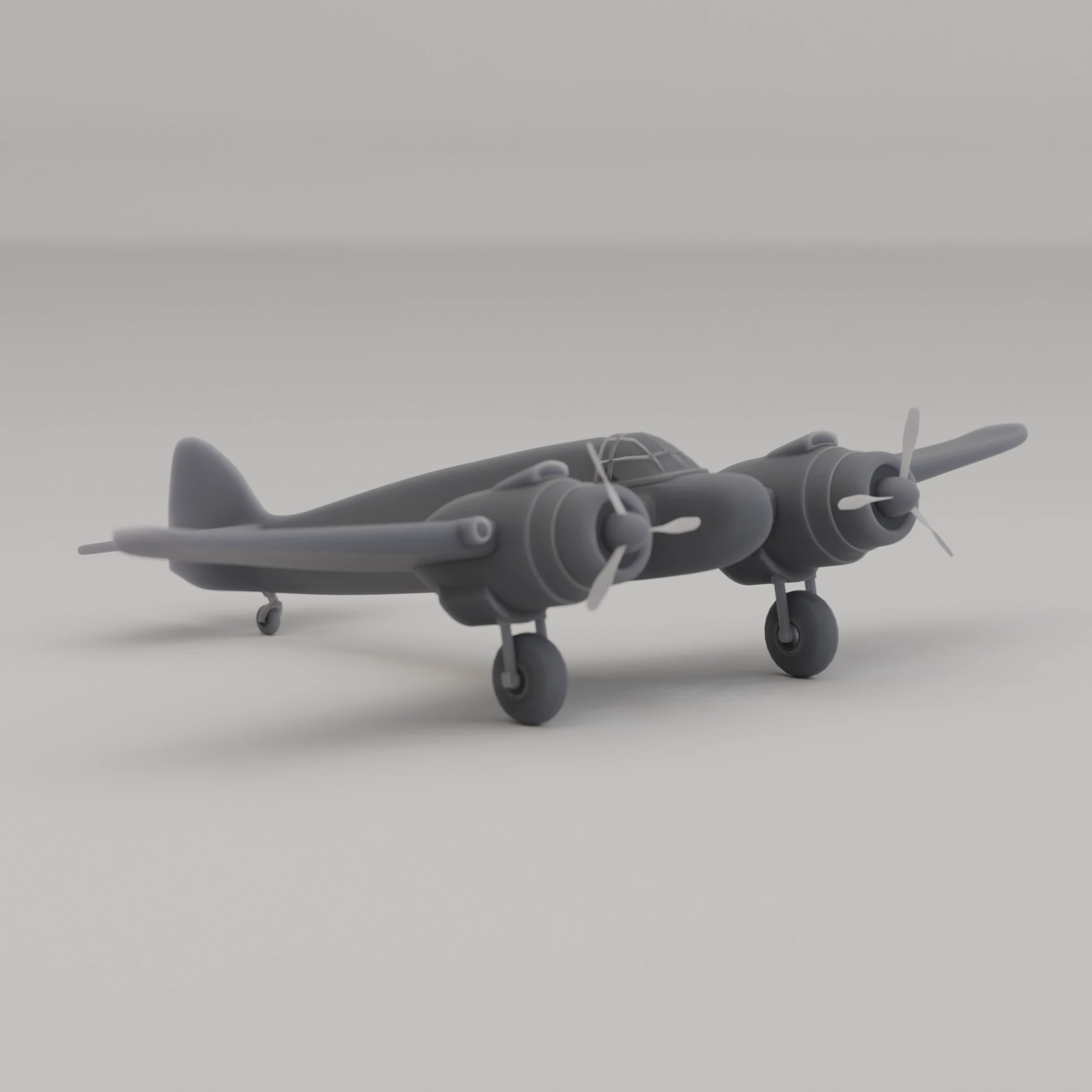 Bristol Beaufighter Night Fighter United Kingdom WWII 1940 3D Print Model .c4d .max .obj .3ds .fbx .stl .blend 