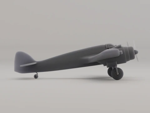 Bristol Beaufighter Night Fighter United Kingdom WWII 1940 3D Print Model