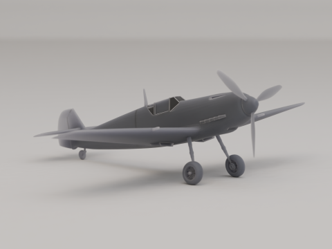 メッサーシュミット Bf 109 戦闘機 ドイツ 第二次世界大戦 1935 3Dプリントモデル