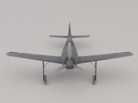 Focke-Wulf Fw 190 Cacciabombardiere Germania Seconda Guerra Mondiale 1940 Modello di stampa 3D