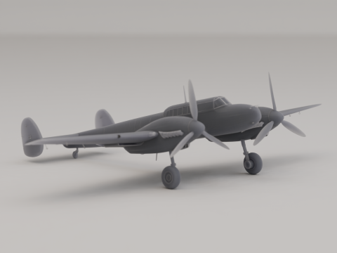 メッサーシュミット Bf 110 戦闘爆撃機 ドイツ 第二次世界大戦 1936 3Dプリントモデル