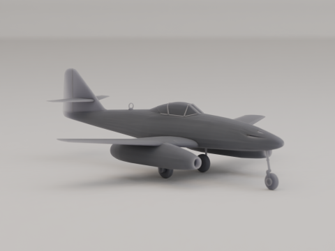 Messerschmitt Me 262 Jet Fighter Jerman Perang Dunia II 1944 Model Cetak 3D