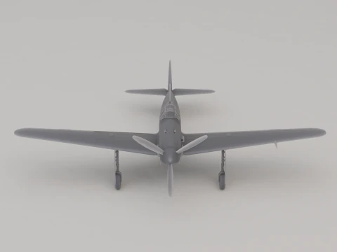 川崎 Ki-61 Hien Tony 战斗机日本二战 1942 年 3D 打印模型