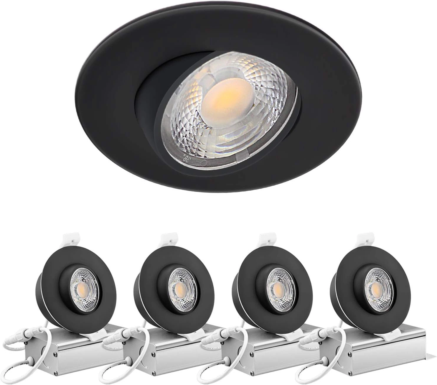 Led Gimbal Light 3D Model .c4d .max .obj .3ds .fbx .stl .blend 