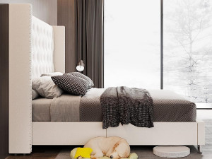 Beds Lift Up Storage Modello 3D