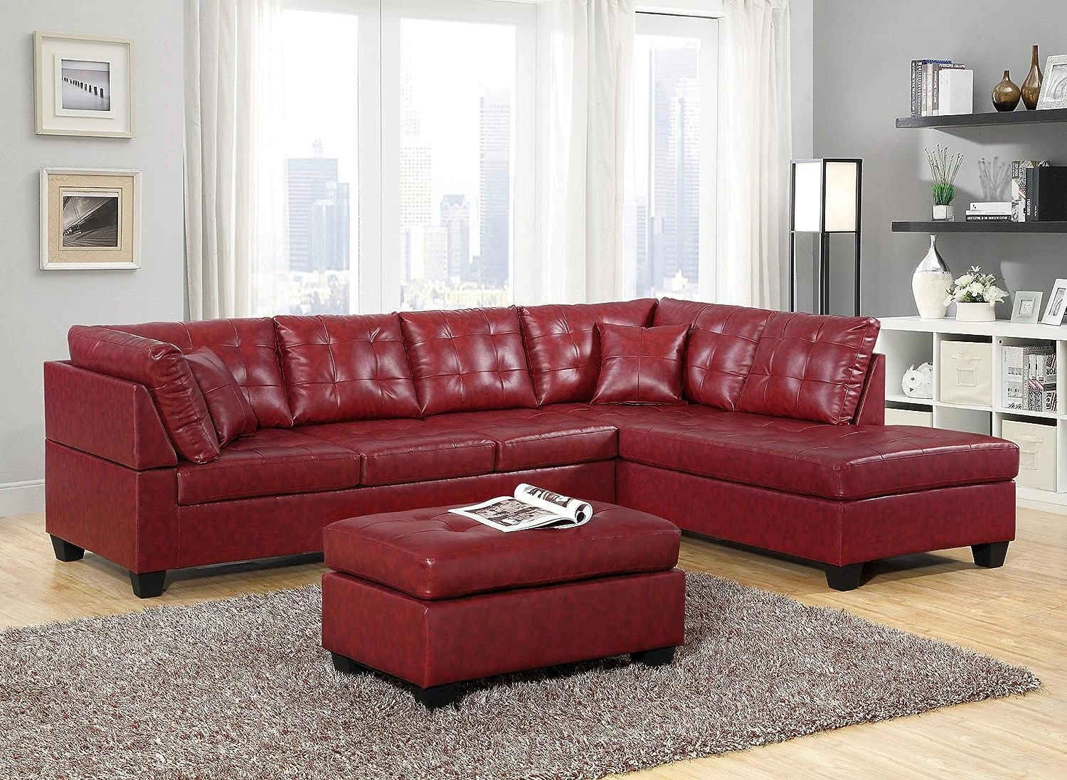 Chair Velvet Wingback Chair with Pillow Nail-Head Channel Tufted Oversized 3D Model .c4d .max .obj .3ds .fbx .stl .blend 