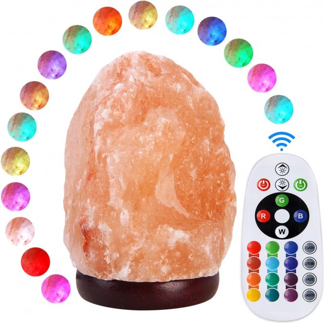 Salt Lamp Night Light with Remote Control 3D Model .c4d .max .obj .3ds .fbx .stl .blend 
