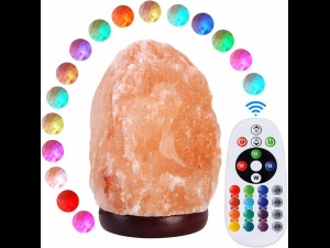 Salt Lamp Night Light with Remote Control 3D Model