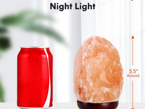 Salt Lamp Night Light with Remote Control 3D Model