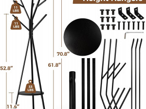 Coat Rack Stand Model 3D