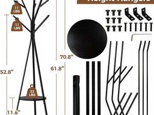 Coat Rack Stand 3D Model
