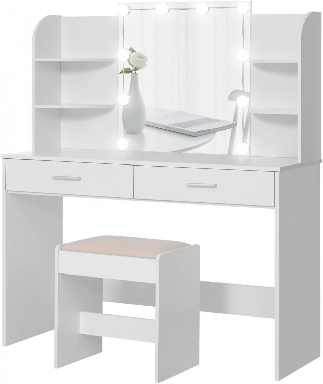Vanity Desk 3D Model .c4d .max .obj .3ds .fbx .stl .blend 