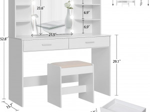 Vanity Desk 3D Model