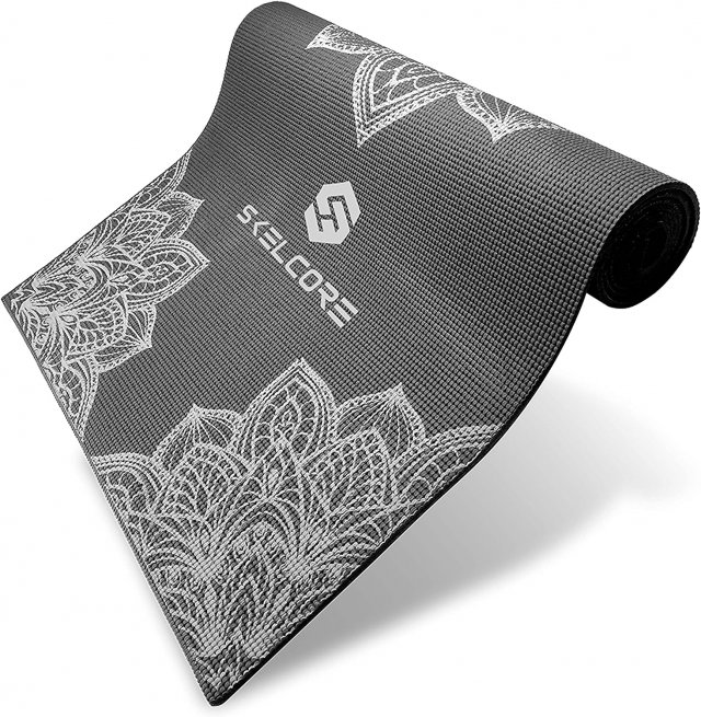 Skelcore4mm 015 in PVC Yoga Mat Floral Design Modèle 3D .c4d .max .obj .3ds .fbx .stl .blend 