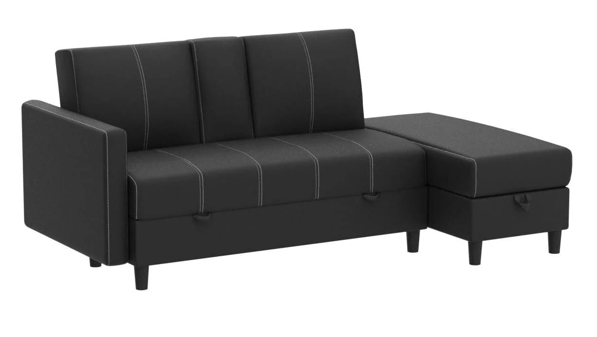 Sofa with Armrests 3D Model .c4d .max .obj .3ds .fbx .stl .blend 
