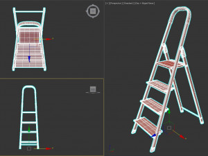 Ladder Step Stool 3D Model