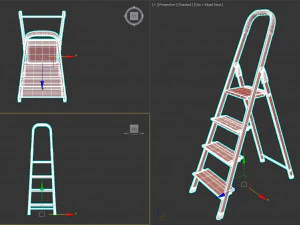 Ladder Step Stool 3D Model