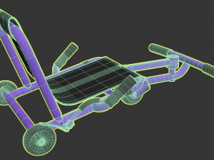 Ride On Scooter for Kids Ages 4 3D Model