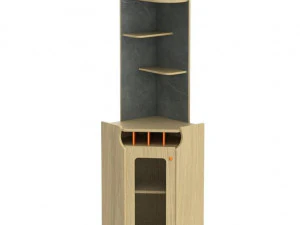 Narożna szafka barowa Model 3D