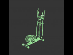 Elliptical Trainer 3D Model