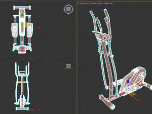 Elliptical Trainer 3D Model