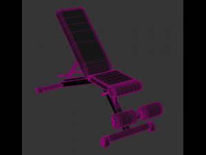 Training Bench 3D Model