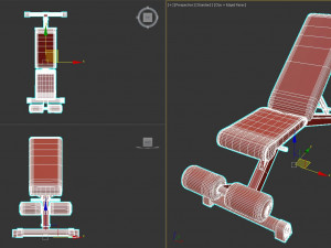 Training Bench 3D Model