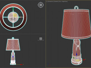 Table Lamps for Bedrooms Set Model 3D