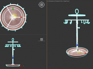 Jewelry Tree Stand 3D Model
